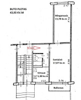 Nuomojamas butas V. Krėvės pr., Dainava, Kauno m., Kauno m. sav., 43.93 m2 ploto, 2 kambariai 14