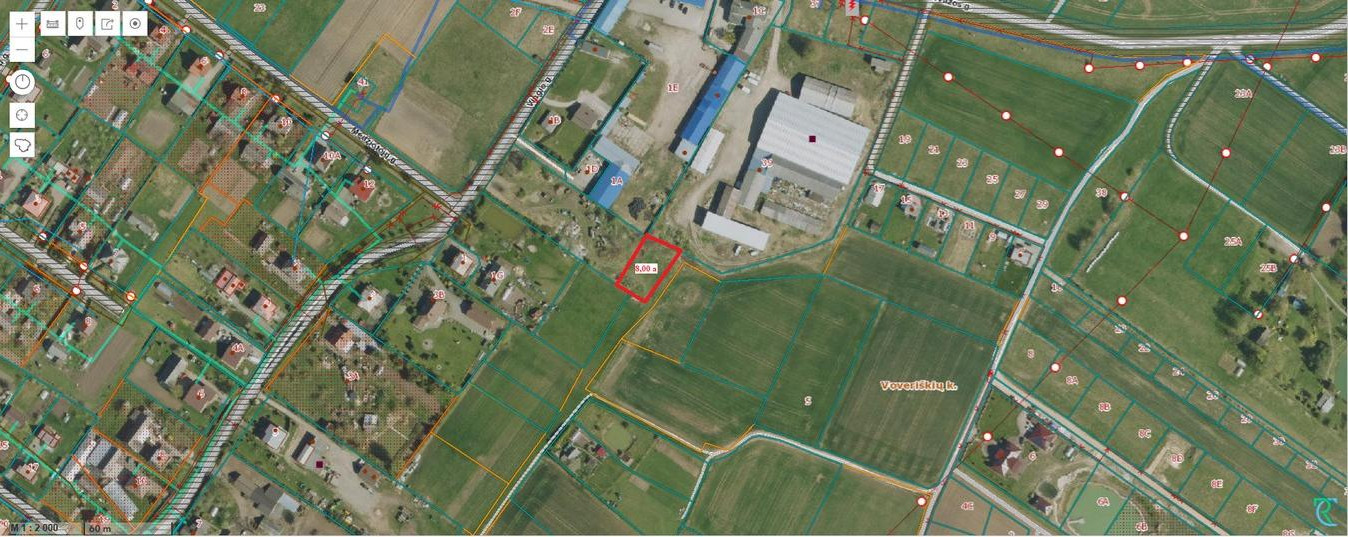 Parduodamas sklypas Voveriškių k., Šiaulių r. sav., 8 a ploto 5