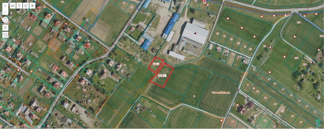 Parduodamas sklypas Voveriškių k., Šiaulių r. sav., 8.00 a ploto 8