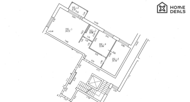 Parduodamas butas Kazio Ulvydo g., Baltupiai, Vilniaus m., Vilniaus m. sav., 76.33 m² ploto 3 kambariai 31