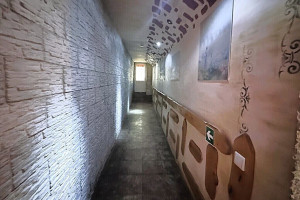 PARDUODAMA 483,81 KV.M. PLOTO AUTENTIŠKAI ĮRENGTA IR IŠPUOSELĖTA SODYBA SU DVIEM PIRTIMIS PUŠYNO APSUPTYJE BYGALIŲ KAIME, 20 KM NUO PANEVĖŽIO MIESTO 44