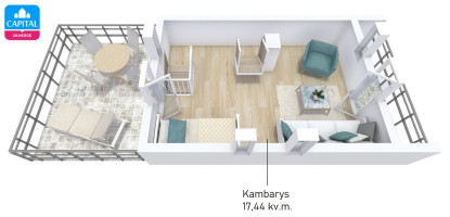 Parduodamas namas Darželio g., Ukmergės m., Ukmergės r. sav., 51.27 m2 ploto, 1 aukštai 24