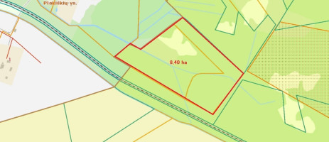 Parduodamas  sklypas Kuzmiškio k., Panevėžio r. sav., 840 a ploto 9