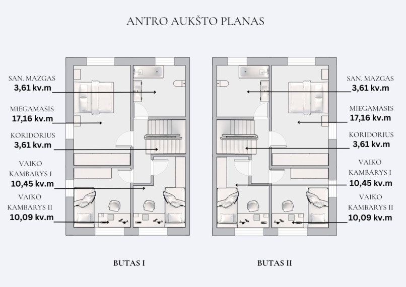 Parduodamas namas Kanuto Rusecko g., Aukštieji Paneriai, Vilniaus m., Vilniaus m. sav., 102.37 m2 ploto, 2 aukštai 4