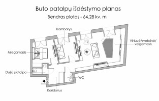 Parduodamas butas J. Jasinskio g., Centras, Vilniaus m., Vilniaus m. sav., 64.28 m2 ploto, 3 kambariai 21