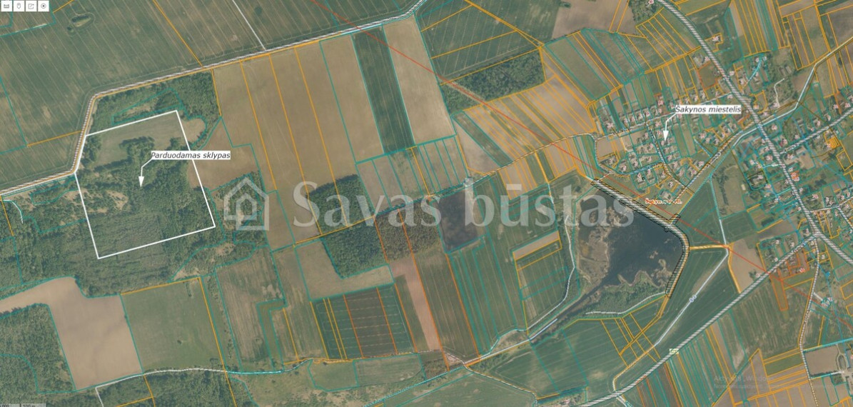 Parduodamas  sklypas Viliočių k., Šiaulių r. sav., 1983 a ploto 3