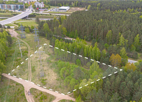 Parduodamas kitos paskirties sklypas M. Mironaitės g., Karoliniškės, Vilniaus m., Vilniaus m. sav., 50 a ploto