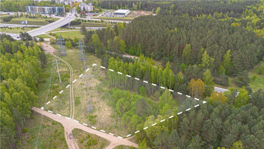 Parduodamas kitos paskirties sklypas M. Mironaitės g., Karoliniškės, Vilniaus m., Vilniaus m. sav., 50 a ploto 1