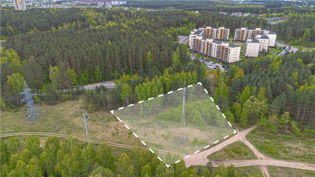 Parduodamas kitos paskirties sklypas M. Mironaitės g., Karoliniškės, Vilniaus m., Vilniaus m. sav., 50 a ploto 3