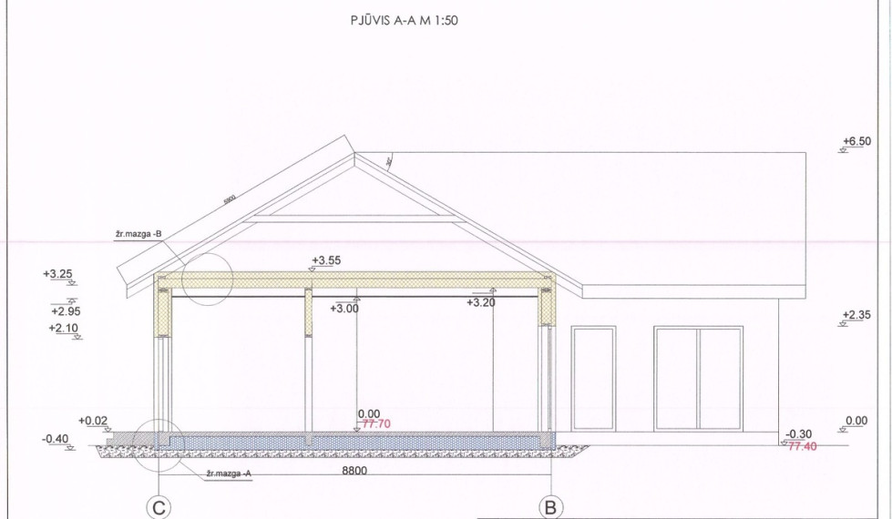 Parduodamas namas J. Tumo-Vaižganto g., Tirkšlių mstl., Mažeikių r. sav., 150 m2 ploto, 1 aukštai 7