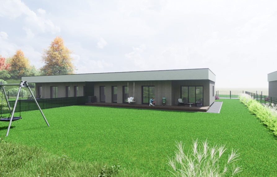 Parduodamas namas Smėlio g., Skaidiškių mstl., Vilniaus r. sav., 124.24 m2 ploto, 1 aukštai 9