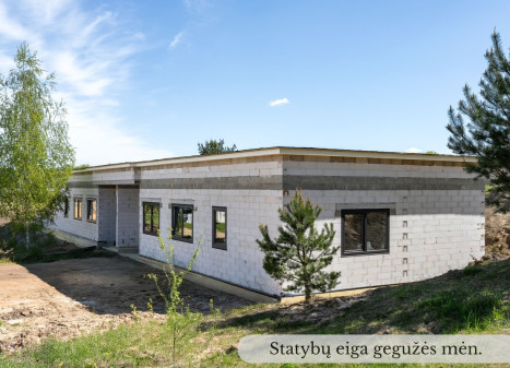Parduodamas namas Smėlio g., Skaidiškių k., Vilniaus r. sav., 124.24 m2 ploto, 1 aukštai