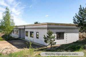 Parduodamas namas Smėlio g., Skaidiškių k., Vilniaus r. sav., 124.24 m2 ploto, 1 aukštai 1