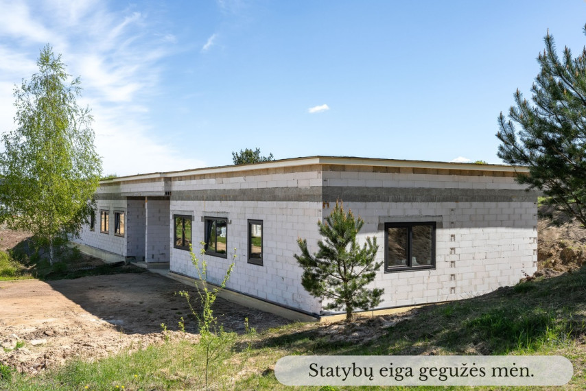 Parduodamas namas Smėlio g., Skaidiškių k., Vilniaus r. sav., 124.24 m2 ploto, 1 aukštai 1