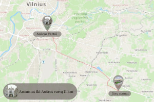 Parduodamas namas Smėlio g., Skaidiškių k., Vilniaus r. sav., 124.24 m2 ploto, 1 aukštai 23