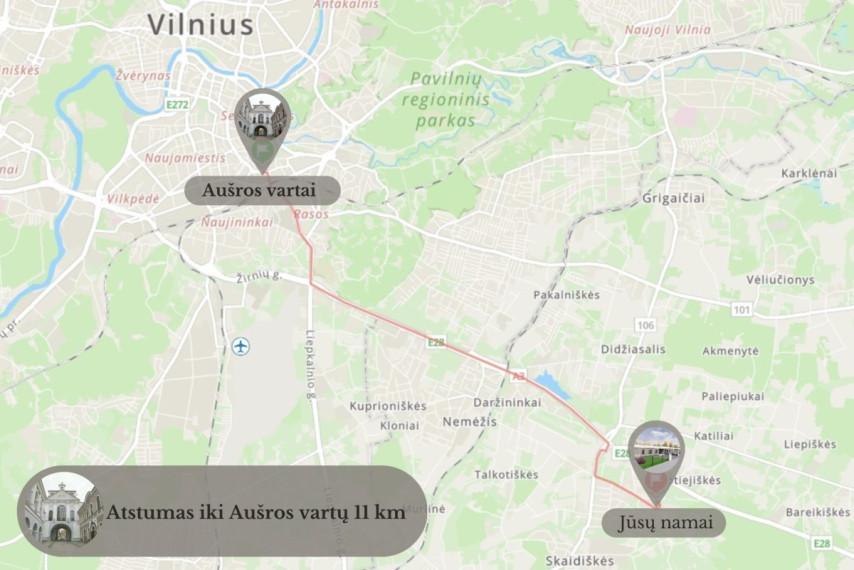 Parduodamas namas Smėlio g., Skaidiškių mstl., Vilniaus r. sav., 124.24 m2 ploto, 1 aukštai 25