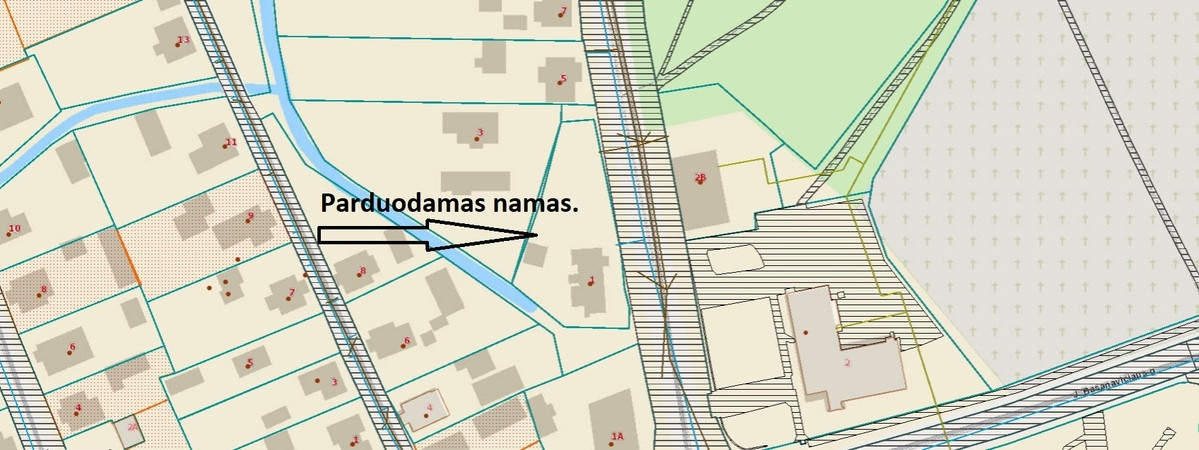 Parduodamas namas Kauno g., Prienų m., Prienų r. sav., 165.67 m2 ploto, 1 aukštai 14