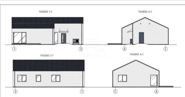 Parduodamas namas Kalotės k., Klaipėdos r. sav., 102 m2 ploto, 1 aukštai 3