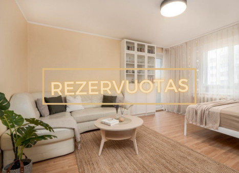 Parduodamas butas Čiobiškio g., Šeškinė, Vilniaus m., Vilniaus m. sav., 52.26 m2 ploto, 2 kambariai