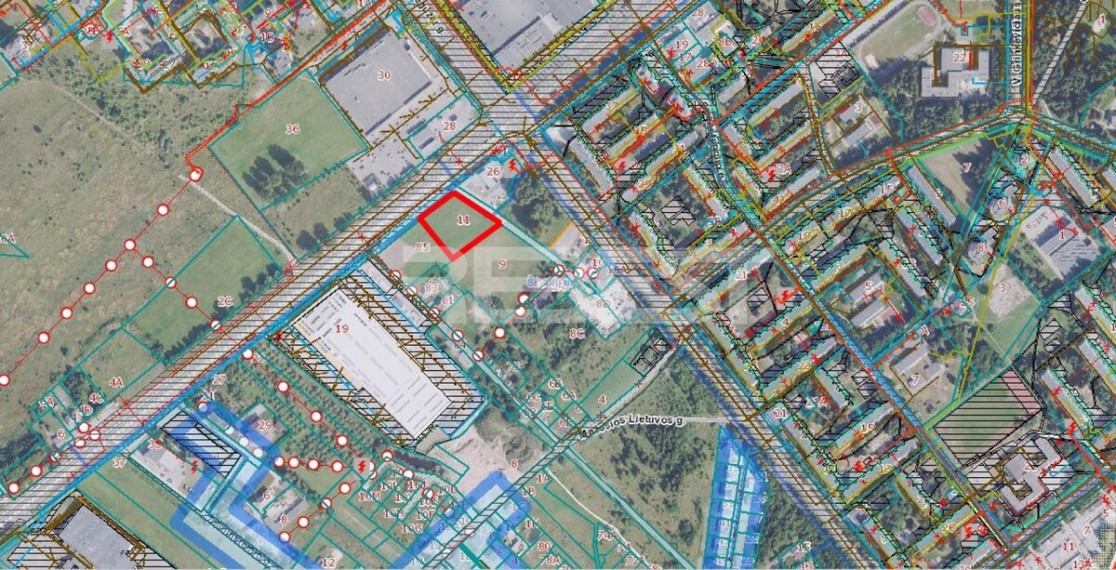 Parduodamas komercinės paskirties sklypas Karaliaučiaus g., Dainiai, Šiaulių m., Šiaulių m. sav., 51.24 a ploto 6