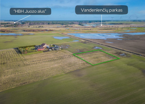 Parduodamas  sklypas Užpelkių k., Kretingos r. sav., 35.25 a ploto