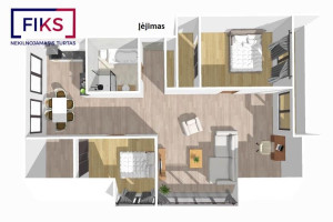 Parduodamas butas Kęstučio g., Centras, Kauno m., Kauno m. sav., 97.73 m² ploto 3 kambariai 29