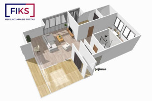 Parduodamas butas Kęstučio g., Centras, Kauno m., Kauno m. sav., 97.73 m² ploto 3 kambariai 26