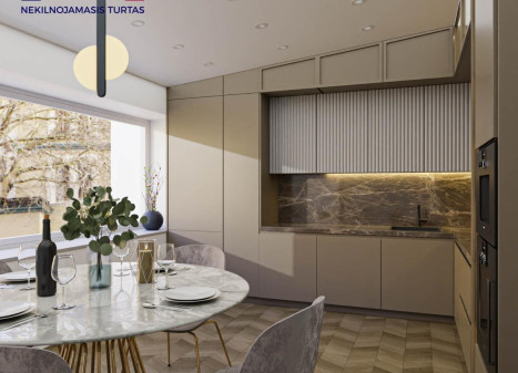 Parduodamas butas Kęstučio g., Centras, Kauno m., Kauno m. sav., 97.73 m² ploto 3 kambariai