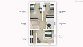 Parduodamas namas Riešės g., Lindiniškių k., Vilniaus r. sav., 115 m2 ploto, 2 aukštai 26