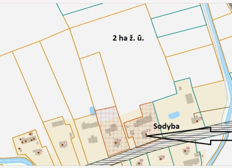 Parduodamas  sklypas Skaistgirių k., Kėdainių r. sav., 200 a ploto