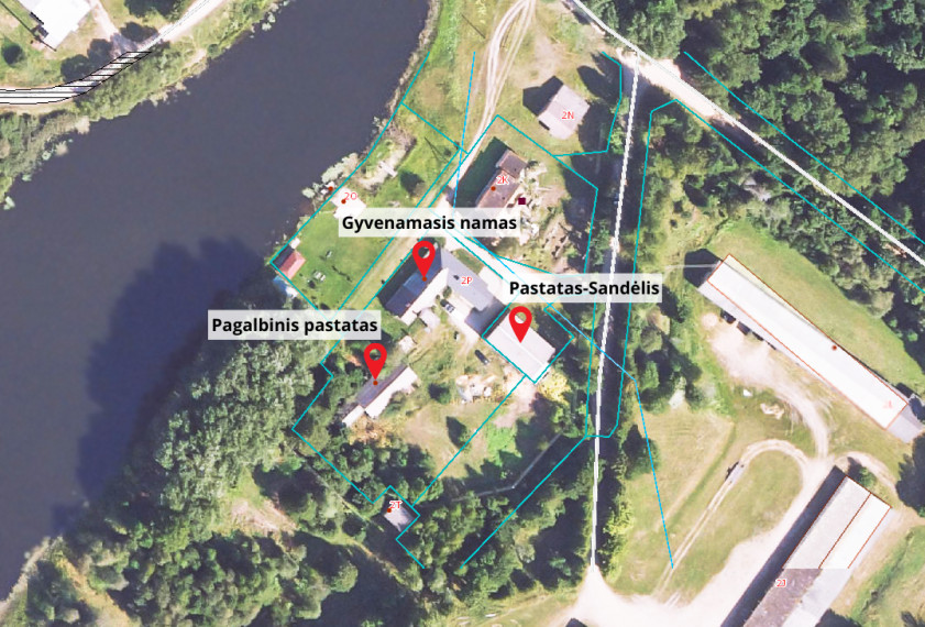 Parduodamas namas Liepų al., Cirkliškio k., Švenčionių r. sav., 403 m2 ploto, 1 aukštai 21