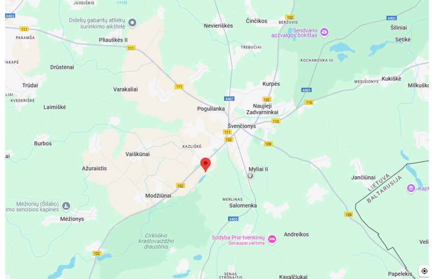 Parduodamas namas Liepų al., Cirkliškio k., Švenčionių r. sav., 403 m2 ploto, 1 aukštai 23