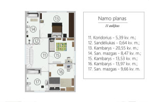 Parduodamas namas Ateities g., Bendorių k., Vilniaus r. sav., 228.09 m2 ploto, 2 aukštai 16
