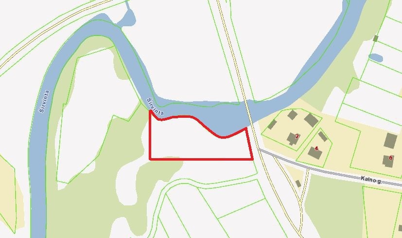 Parduodamas  sklypas Žemųjų Viesų k., Širvintų r. sav., 40 a ploto 4