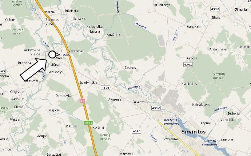 Parduodamas  sklypas Žemųjų Viesų k., Širvintų r. sav., 40 a ploto 16