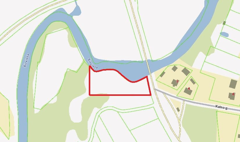 Parduodamas  sklypas Žemųjų Viesų k., Širvintų r. sav., 40 a ploto 4
