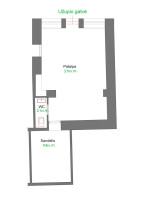 Nuomojamos administracinės patalpos Užupio g., Užupis, Vilniaus m., Vilniaus m. sav., 43 m2 ploto 16