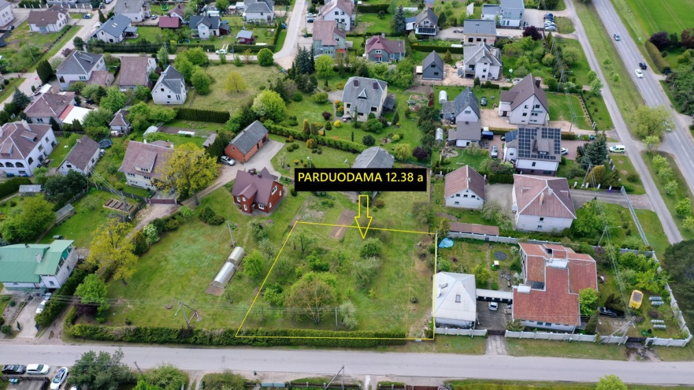 Parduodamas sklypas Pažėrų g., Garliavos m., Kauno r. sav., 12.38 a ploto 1