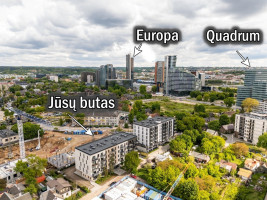 Parduodamas butas Šatrijos g., Šnipiškės, Vilniaus m., Vilniaus m. sav., 32 m2 ploto, 1 kambariai 18