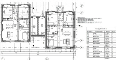 Parduodamas namas Sodų g., Jonučių k., Kauno r. sav., 80.24 m2 ploto, 1 aukštai 11