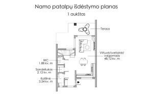 Parduodamas namas Viršupio sodų 4-oji g., Antakalnis, Vilniaus m., Vilniaus m. sav., 126 m2 ploto, 2 aukštai 25