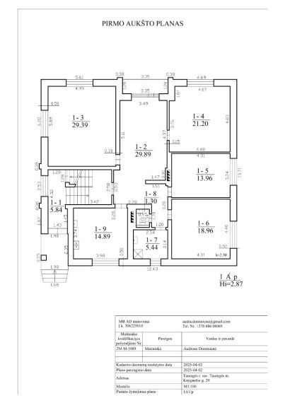 Parduodamas namas Knygnešio g., Tauragės m., Tauragės r. sav., 405.97 m2 ploto, 2 aukštai 17