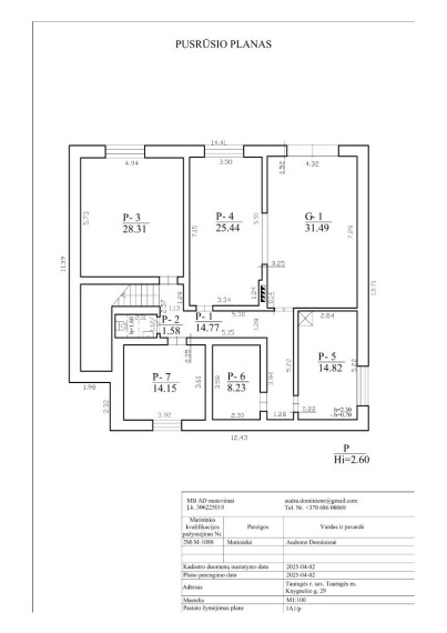 Parduodamas namas Knygnešio g., Tauragės m., Tauragės r. sav., 405.97 m2 ploto, 2 aukštai 43