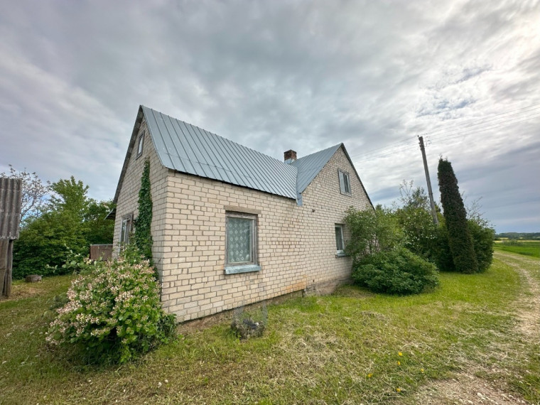 Parduodamas namas Šaukėnų g., Šaltenių k., Kelmės r. sav., 74.96 m2 ploto, 1 aukštai 12