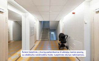 Nuomai ergonomiškas 2kmb. butas su balkonu ir terasa Pilaitėje 21
