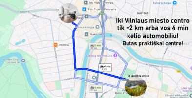 Nuomojamas butas Liepyno g., Žvėrynas, Vilniaus m., Vilniaus m. sav., 57.96 m2 ploto, 2 kambariai 24