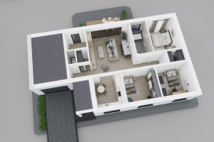 Parduodamas namas Mačiuliškių g., Aukštieji Paneriai, Vilniaus m., Vilniaus m. sav., 120.00 m² ploto 4 kambariai 5