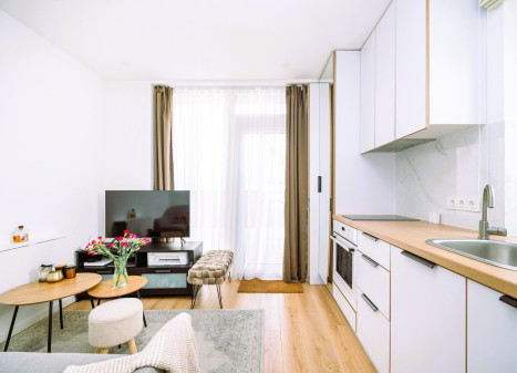 Parduodamas butas Šarmos g., Lazdynėliai, Vilniaus m., Vilniaus m. sav., 22.54 m2 ploto, 2 kambariai