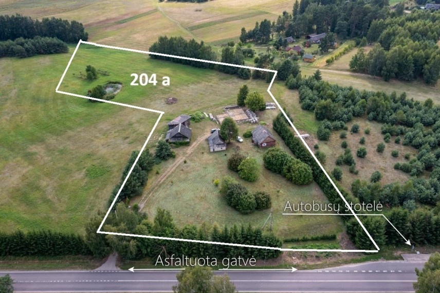 Parduodamas kitos paskirties sklypas Pakalniškių k., Širvintų r. sav., 204.24 a ploto 1