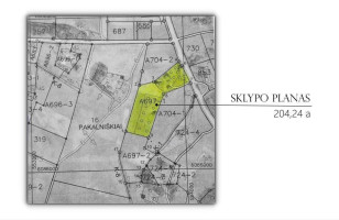 Parduodamas kitos paskirties sklypas Pakalniškių k., Širvintų r. sav., 204.24 a ploto 22